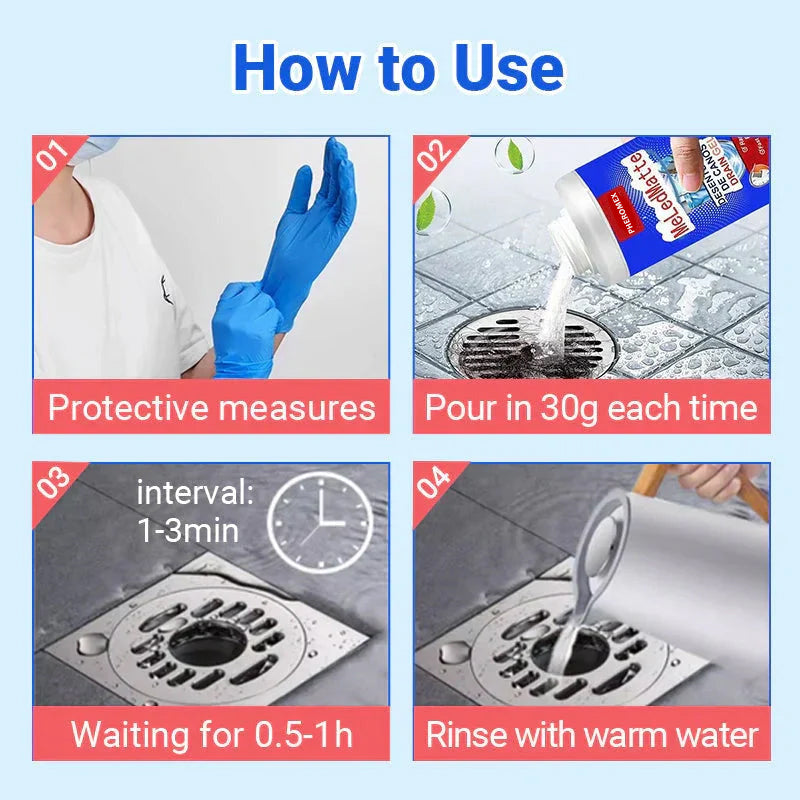 ππΏπ οΈ Powerful Pipe Dredging Agent β Fast Clog Removal, Safe for Pipes & Multi-Use π°β¨