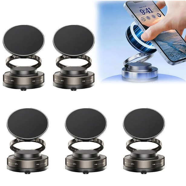 🆙🔥Buy More Save More🔄360° Adjustable Vacuum Magnetic Phone Holder📱🚗