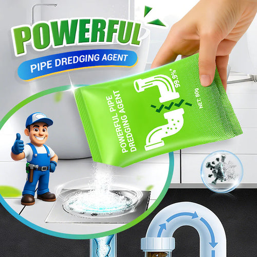 💥Powerful Daily Drain Cleaning Powder – Fast-Acting, Safe & Gentle for Kitchens, Bathrooms & Showers 🏠