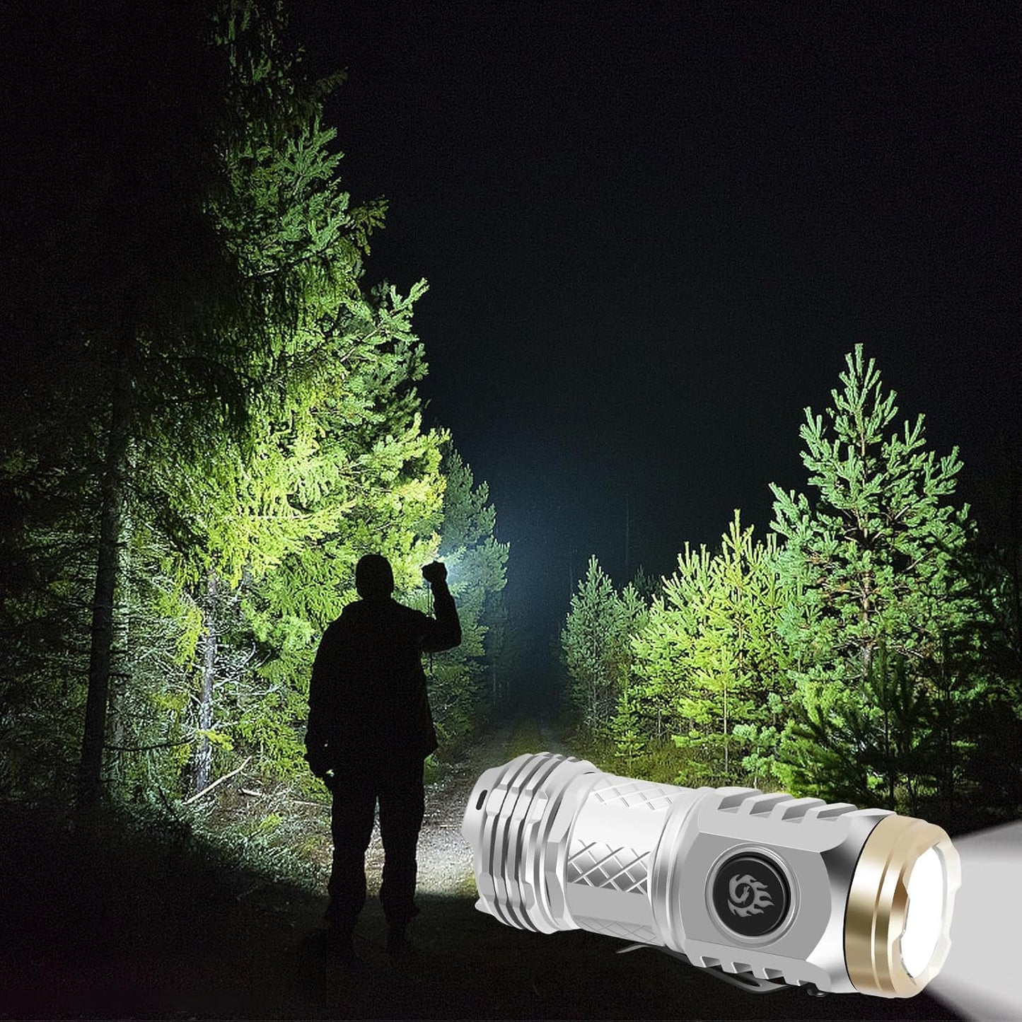 🔦✨Three-Eyed Monster Mini Flashlight — Ultra-Bright Rechargeable LED Torch | Compact, Long-Range & Water-Resistant