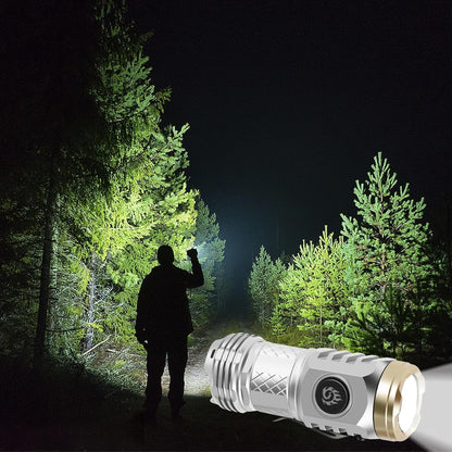 🔦✨Three-Eyed Monster Mini Flashlight — Ultra-Bright Rechargeable LED Torch | Compact, Long-Range & Water-Resistant