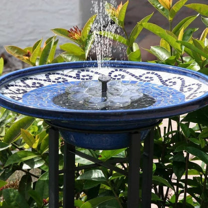 ⛲Solar Water Fountain Pump – 4 Nozzles for Bird Bath & Garden (16cm / 6.3in)