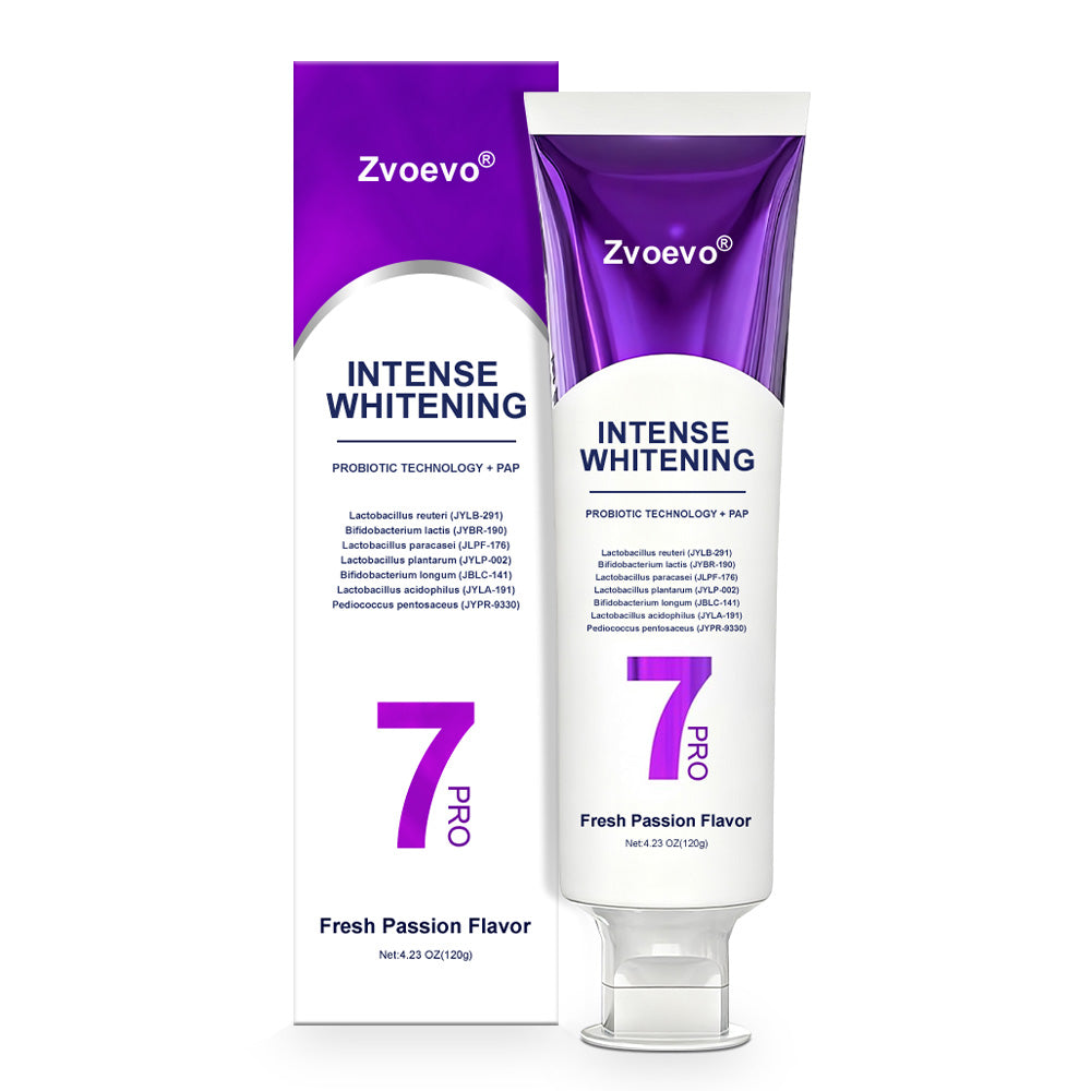 🦷𝐙𝐯𝐨𝐞𝐯𝐨® 𝐍𝐞𝐰𝟕-𝐏𝐫𝐨𝐈𝐧𝐭𝐞𝐧𝐬𝐢𝐯𝐞 𝐓𝐨𝐨𝐭𝐡𝐩𝐚𝐬𝐭𝐞 — Clinically proven to gently remove stains, whiten teeth, and restore natural brightness in just 3 days — safe for sensitive teeth and enamel