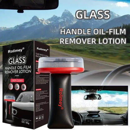 🚗✨Automotive Oil Film Remover – Streak-Free Glass Cleaner for Fast Window Decontamination