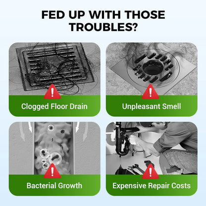 💥Powerful Daily Drain Cleaning Powder – Fast-Acting, Safe & Gentle for Kitchens, Bathrooms & Showers 🏠