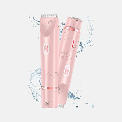 🆙✨2-in-1 Painless Bikini Hair Trimmer for Face & Body