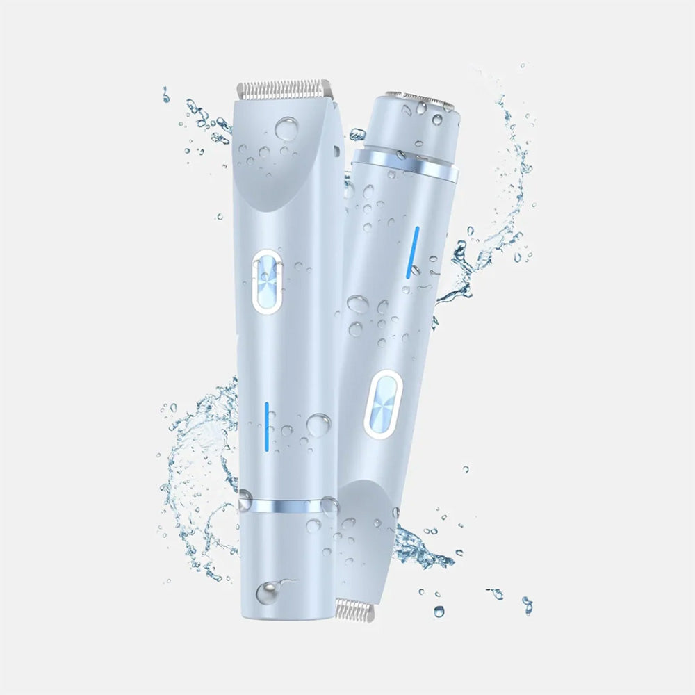 🆙✨2-in-1 Painless Bikini Hair Trimmer for Face & Body