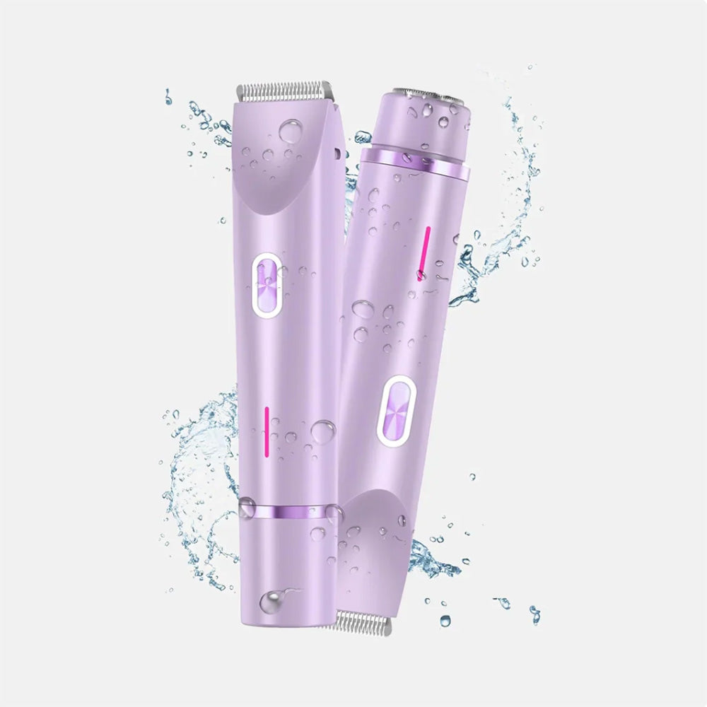 🆙✨2-in-1 Painless Bikini Hair Trimmer for Face & Body