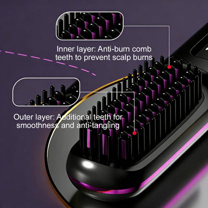 🪮✨The First Smart Styling Brush for Short Hair – Precise, Safe & Effortless