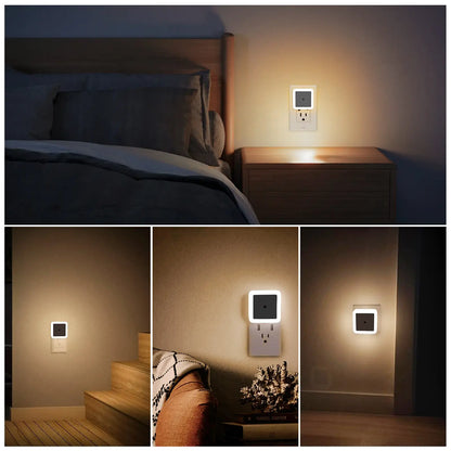 🌙 Smart Sensor Night Light – Automatic ON/OFF, Soft Warm Glow, Energy Saving