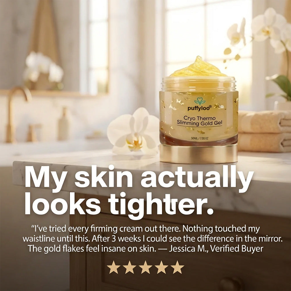 ✨Puffyloo® Tightening Burn Gold Massage Cream