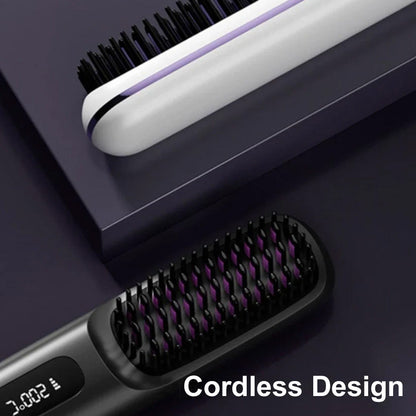🪮✨The First Smart Styling Brush for Short Hair – Precise, Safe & Effortless