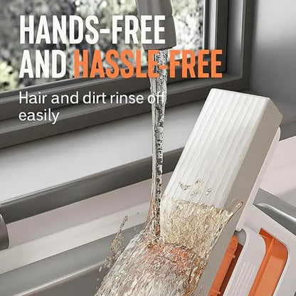 🧽 Mini Self-Squeezing Mop – No-Hands Cleaning Tool | Perfect for Kitchen, Bathroom, Glass & Small Spaces | Compact & Lightweight
