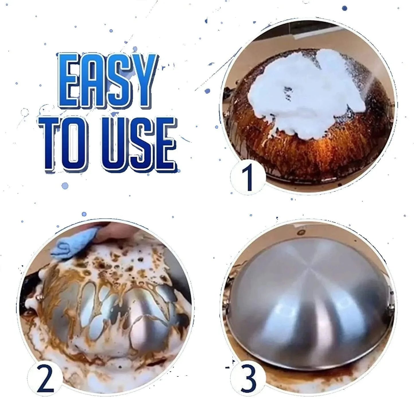 ✨🛠️High-Performance Degreaser Foam Spray – Removes Grease, Burnt-On Dirt & Rust with No Scrubbing