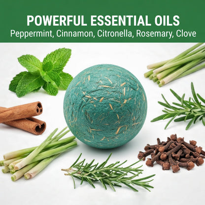 🐭🚫Natural Peppermint Pest Repellent Balls – Rodent & Insect Deterrent