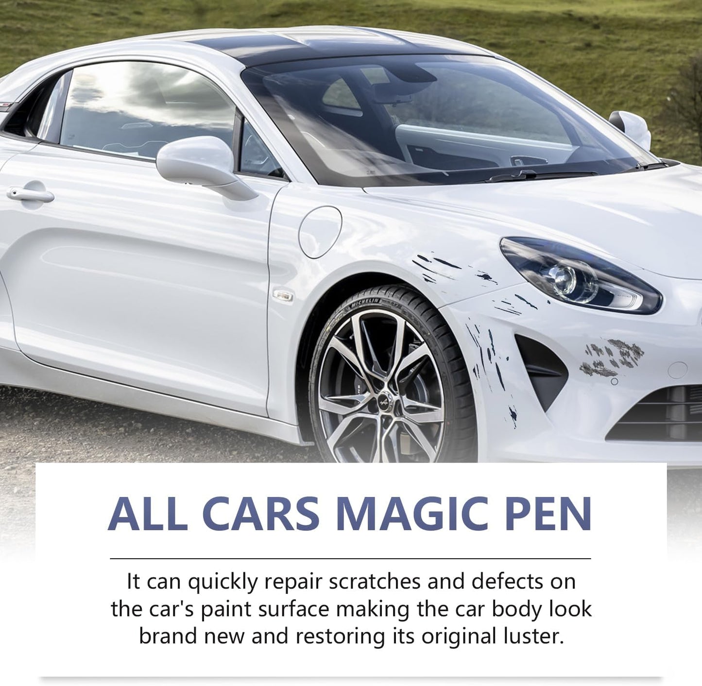 🚗 All Cars Magic Scratch Pen – Quick Car Paint Repair for Any Colour, Durable & Easy