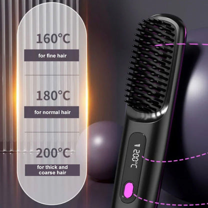 🪮✨The First Smart Styling Brush for Short Hair – Precise, Safe & Effortless