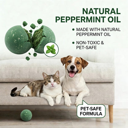 🐭🚫Natural Peppermint Pest Repellent Balls – Rodent & Insect Deterrent