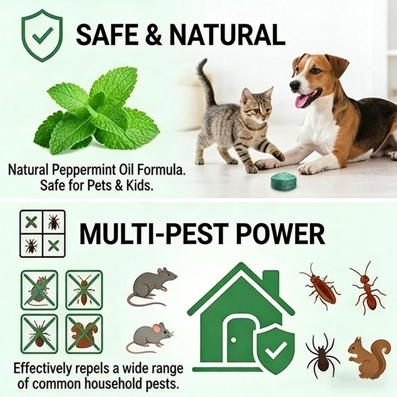🐭🚫Natural Peppermint Pest Repellent Balls – Rodent & Insect Deterrent