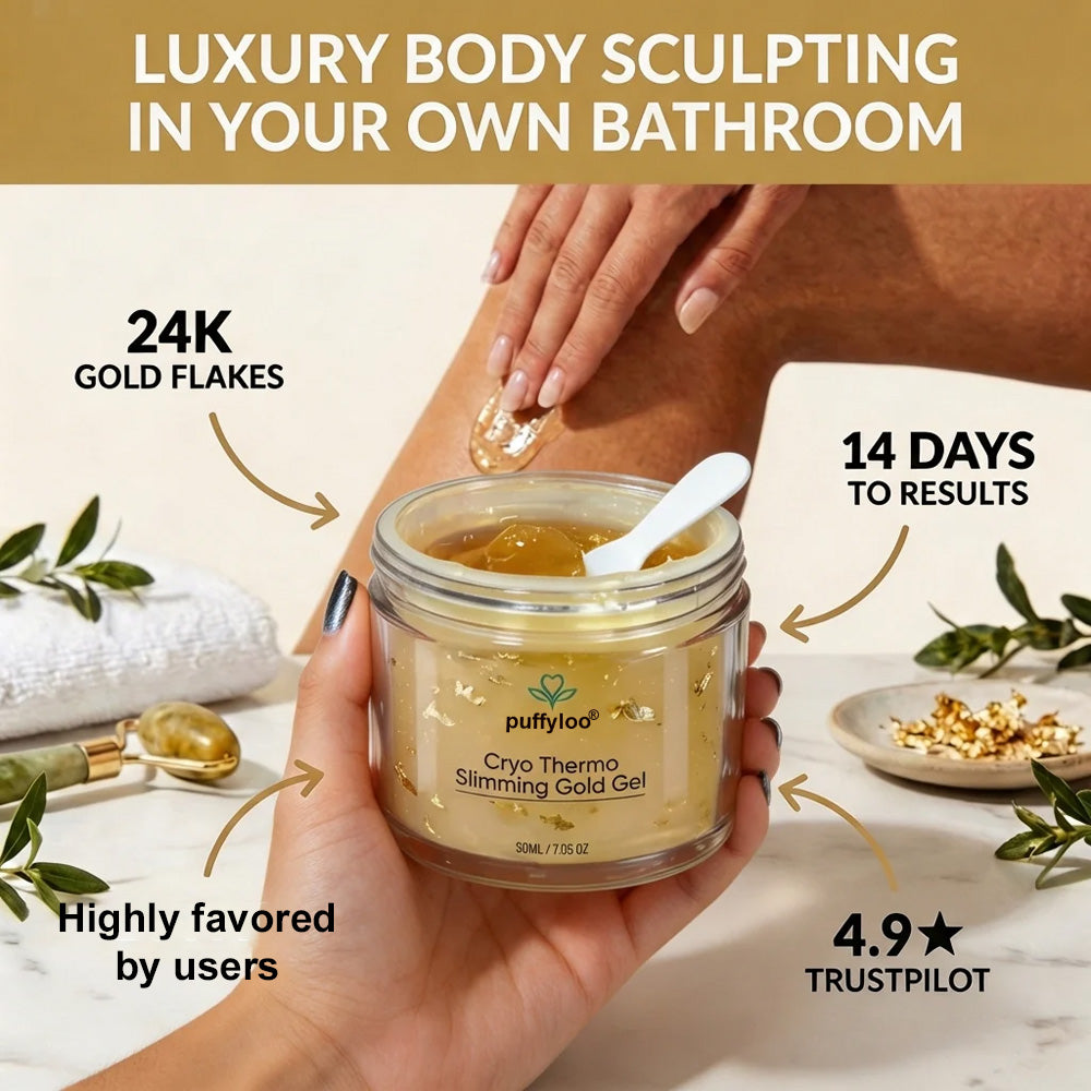 ✨Puffyloo® Tightening Burn Gold Massage Cream
