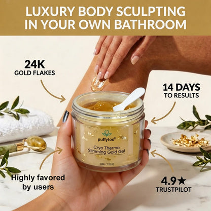 ✨Puffyloo® Tightening Burn Gold Massage Cream