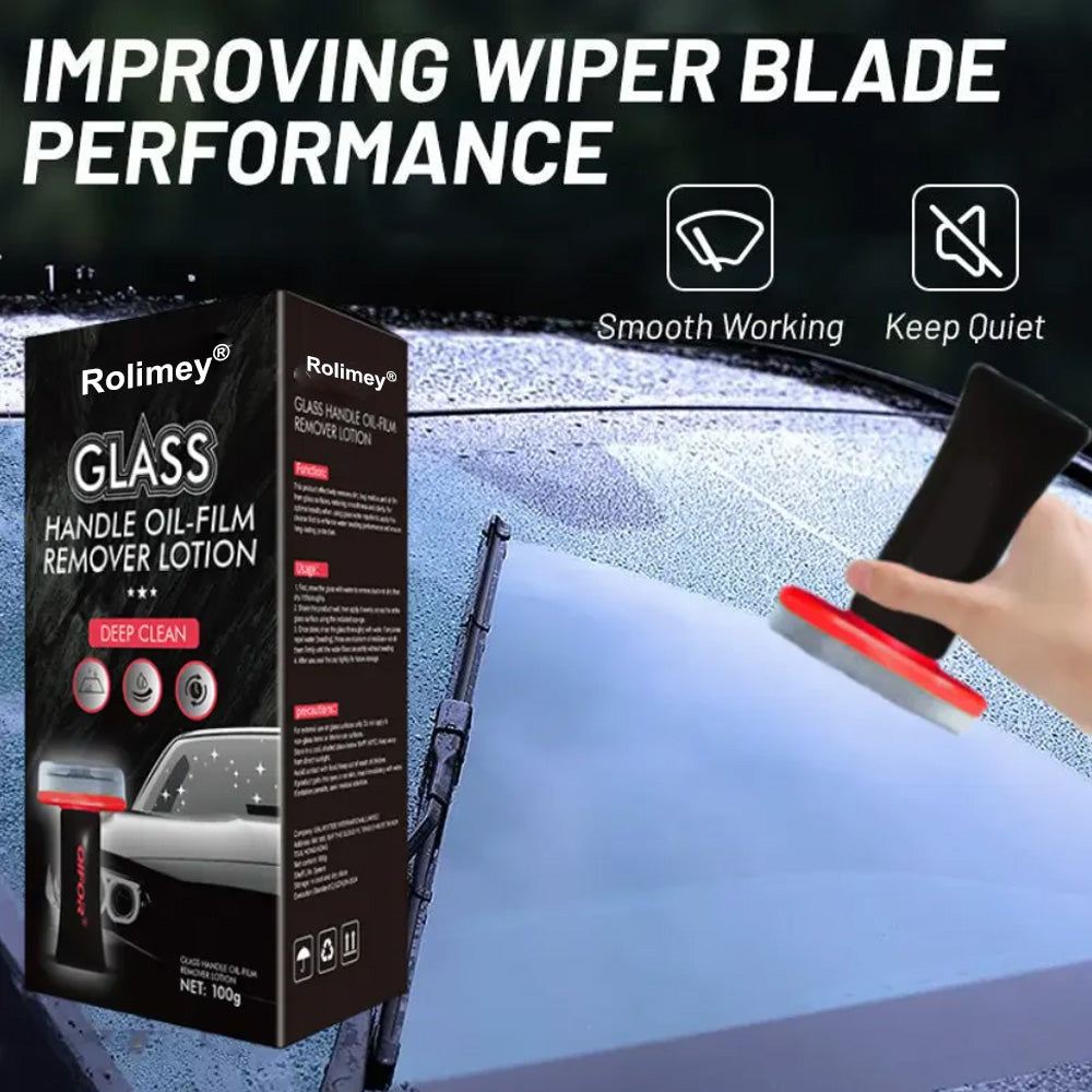 🚗✨Automotive Oil Film Remover – Streak-Free Glass Cleaner for Fast Window Decontamination