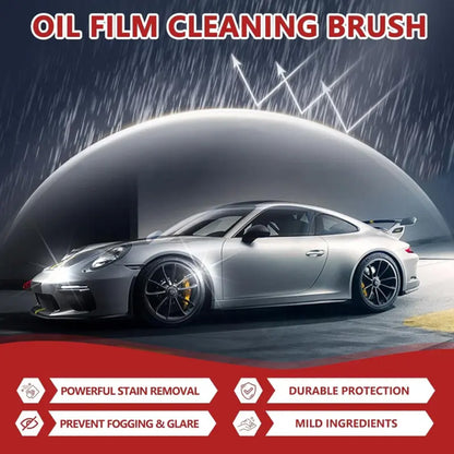 🚗✨Automotive Oil Film Remover – Streak-Free Glass Cleaner for Fast Window Decontamination