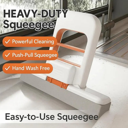 🧽 Mini Self-Squeezing Mop – No-Hands Cleaning Tool | Perfect for Kitchen, Bathroom, Glass & Small Spaces | Compact & Lightweight