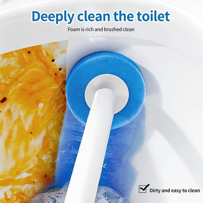🆙Magic Clean Toilet Wand Kit with Pre-Soaked Disposable Pads – No Pre-Rinse, No Mess, Odor-Free & Hygienic Storage Caddy