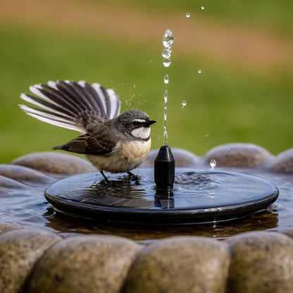 ⛲Solar Water Fountain Pump – 4 Nozzles for Bird Bath & Garden (16cm / 6.3in)