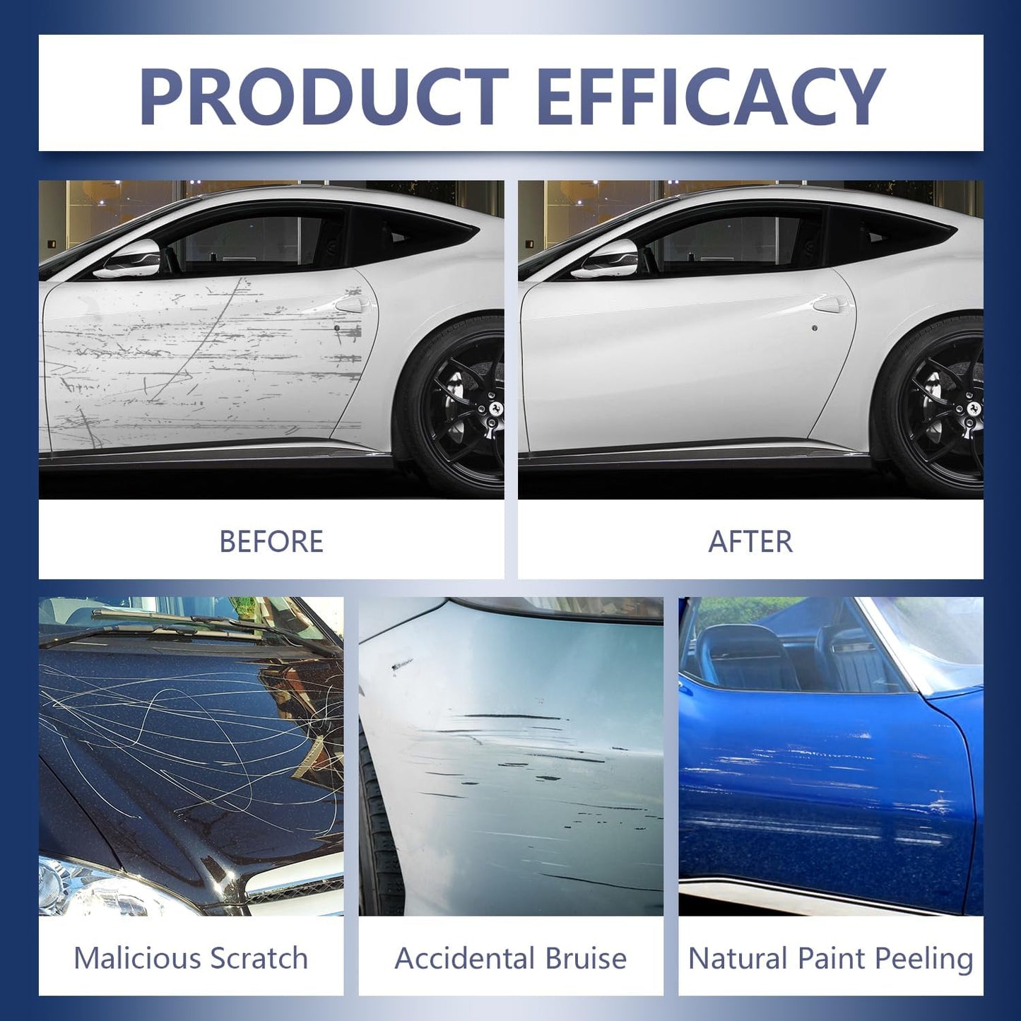 🚗 All Cars Magic Scratch Pen – Quick Car Paint Repair for Any Colour, Durable & Easy