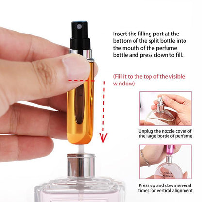 🧴Portable Refillable Perfume Atomiser – Leak-Proof Travel Spray Bottle