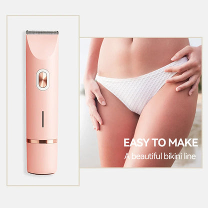 🆙✨2-in-1 Painless Bikini Hair Trimmer for Face & Body