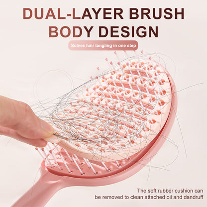 🪮✨Effortless Scalp Cleaning Brush – Remove Buildup, Oil & Loose Hair in Seconds