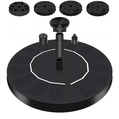 ⛲Solar Water Fountain Pump – 4 Nozzles for Bird Bath & Garden (16cm / 6.3in)