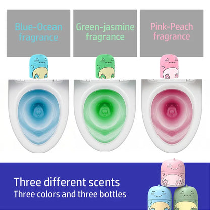 🧼Cute Dinosaur Automatic Toilet Cleaner | Long-Lasting Cistern Gel & Limescale Remover | Up to 9 Months Freshness