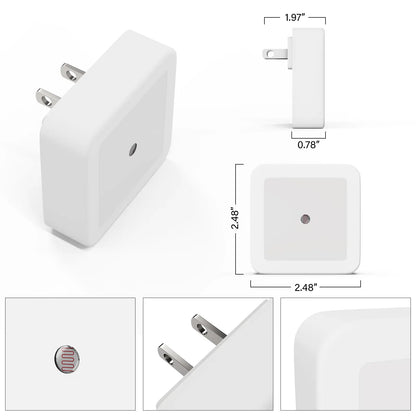 🌙 Smart Sensor Night Light – Automatic ON/OFF, Soft Warm Glow, Energy Saving