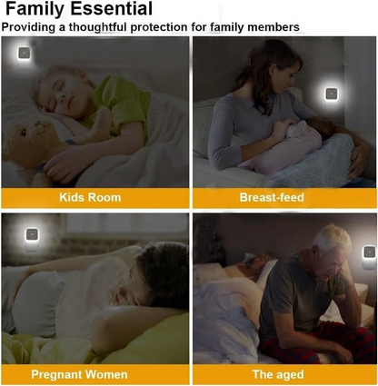 🌙 Smart Sensor Night Light – Automatic ON/OFF, Soft Warm Glow, Energy Saving