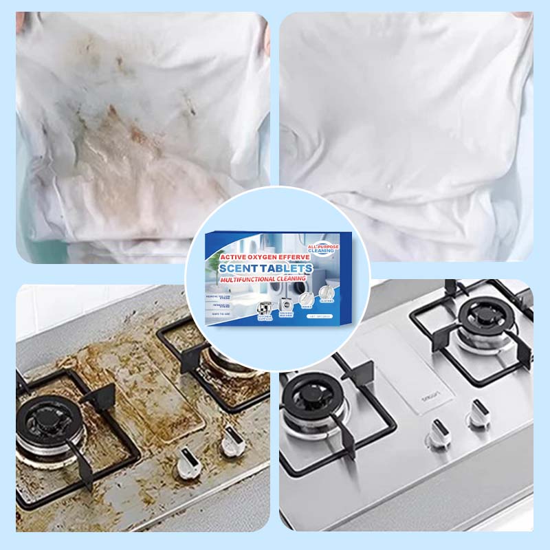 ✨Magic Active Oxygen Cleaning Tablets🫧 – The All-in-One Fizzing Cleaner for Laundry, Kitchen & Bathroom