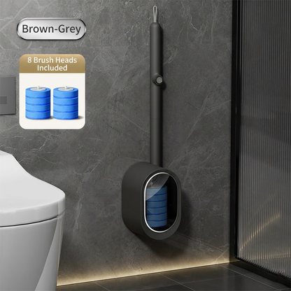 🚽🧼Magic Clean Toilet Wand Kit with Pre-Soaked Disposable Pads – No Pre-Rinse, No Mess, Odor-Free & Hygienic Storage Caddy